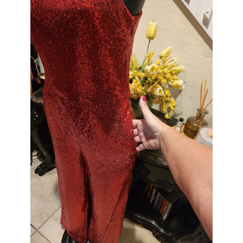 New York & Company sequin jumpsuit size M NEW - Picture 3 of 5